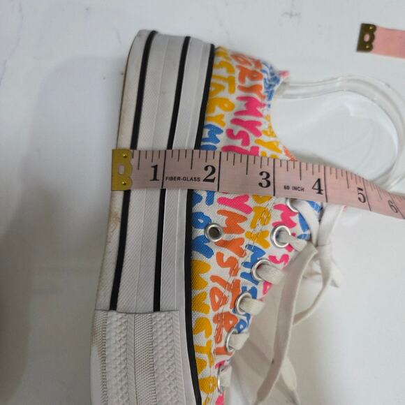Chuck Taylor All Star Lift Platform My Story Canvas Sneakers Woman's Size 6 - Picture 14 of 14